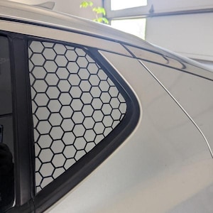 Honeycomb Car Decal JDM Style, Waterproof Hexagon Sticker, Rear Window Decal, Truck Window Graphic, Car Lover Gift