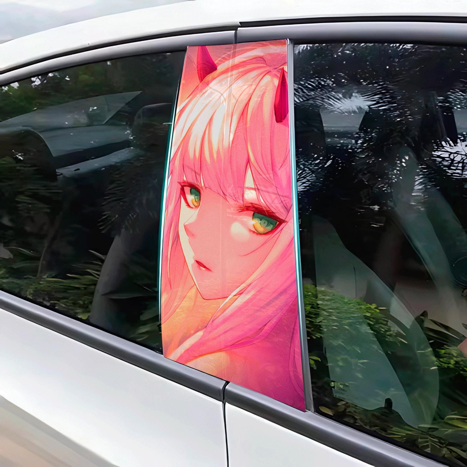 Anime Peeping Eyes Car Sticker – Vinyl Decal For Auto, Motorbike, Laptop & Windows - View #2