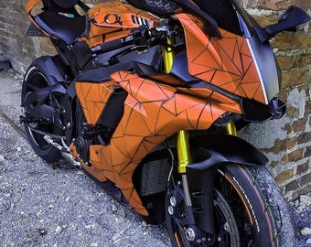 Zestaw naklejek z trójkątami motocyklowymi X300 – Naklejki motocyklowe – Prezent dla entuzjastów motocykli
