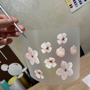 Naklejka na motocykl Sakura, zestaw do malowania motocykla Cherry Blossom, niestandardowa kolorowa naklejka na zbiornik paliwa do motocykla zdjęcie 6