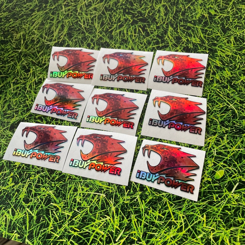 X9 Ibuypower Holo Katowice 2014 Stickers From CS GO in Real Etsy Hong Kong