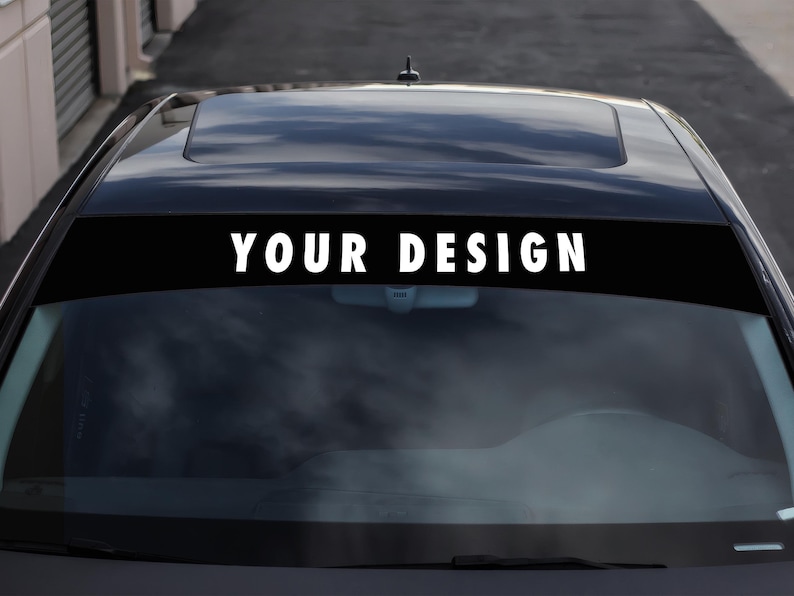 Custom JDM Windshield Vinyl Banner Decal, Personalized Drift Car ...