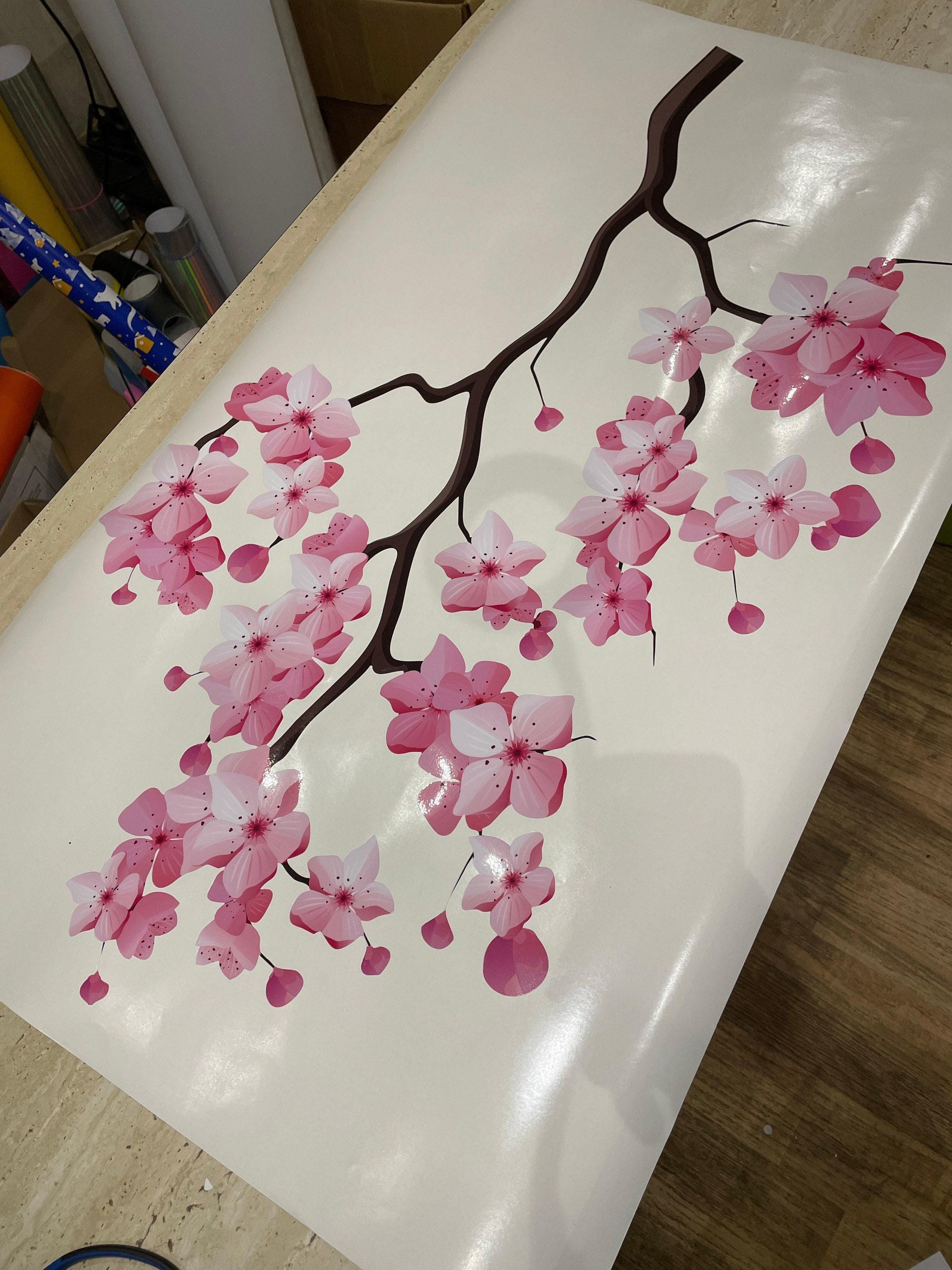 Sakura Cheery Blossom Car Livery Large Vinyl Die Cut Decal Sticker