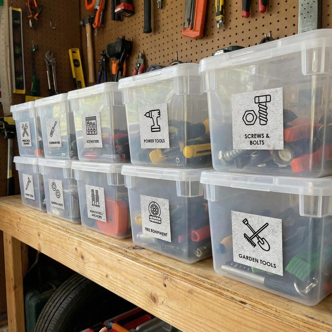 Sticker Over Drawer Custom Drawer and Container Labels for Home Organization, Personalized ...
