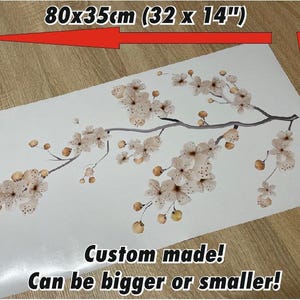 Naklejka na motocykl Sakura, zestaw do malowania motocykla Cherry Blossom, niestandardowa kolorowa naklejka na zbiornik paliwa do motocykla zdjęcie 3