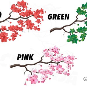 Naklejka na motocykl Sakura, zestaw do malowania motocykla Cherry Blossom, niestandardowa kolorowa naklejka na zbiornik paliwa do motocykla zdjęcie 9