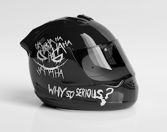 Calcomanía de vinilo para casco de motociclista, pegatina de humor negro, accesorio personalizado para motocicleta, decoración de araña para Halloween, idea de regalo única.