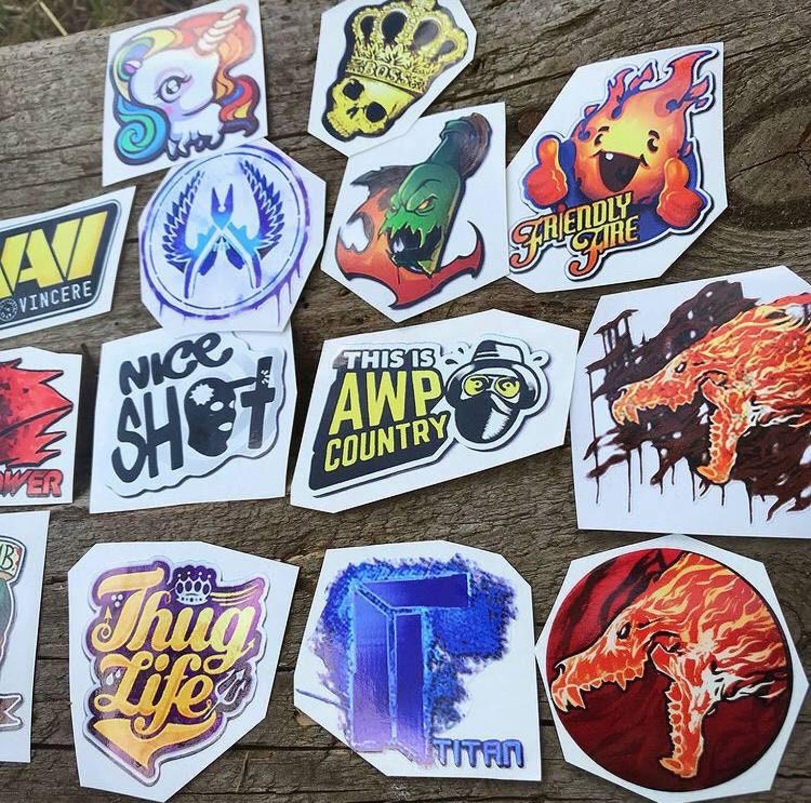 Stickers From CS GO in Real Life Set #1 / Global Offensive Decal / CS 2 ...