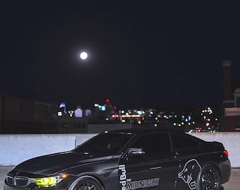 Benutzerdefinierte Auto-Vinylaufkleber, Rennautoverpackung, Bull Style Edition-Auto-Vinylaufkleber, JDM Drift Wrap, Street Racing 350Z, Gestanzte Fahrzeugverpackung