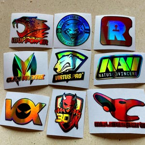 Stickers From CSGO Katowice 2014 challengers Set Holo Esports Global Offensive decal / Gamers Gift Laptop sticker Cybersport team - AirSoft