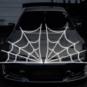 Autocollants toile d'araignée pour vitres de voiture, autocollants d'angle en vinyle pour Halloween, décoration effrayante pour véhicule, cadeau personnalisé pour voiture