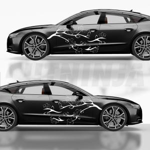 Sakura Branch Car Livery Graphics – Elegant Japanese Vinyl Wrap Design, Custom JDM Car Decal, Side Car Sticker, Vehicle Wrap Accessories