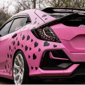 Hearts JDM Car Livery Decal Sticker Side Vehicle Wrap Bumper Sticker Fits for ANY car Stance Endless - japan car - sab boyz girlz - lonely