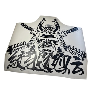 Oni Mask Goon Abziehbild-Aufkleber japanischer Schädel - für Ihr Auto oder LKW-Fenster, Haube usw