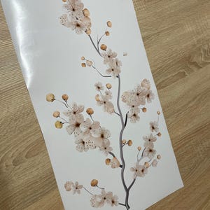 Naklejka na motocykl Sakura, zestaw do malowania motocykla Cherry Blossom, niestandardowa kolorowa naklejka na zbiornik paliwa do motocykla zdjęcie 5