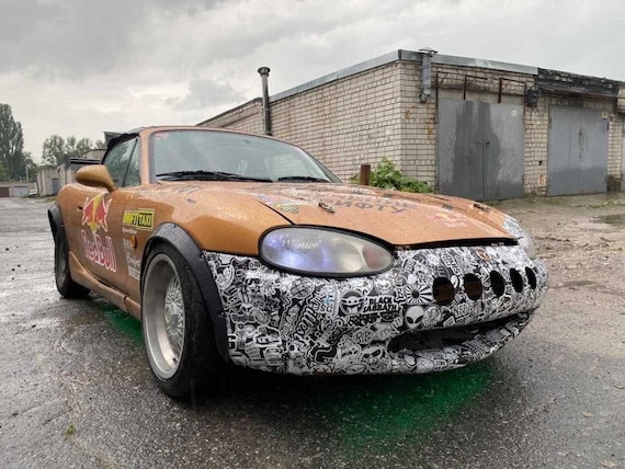 Tuner Car Decals, And Stickers In Vector Format Stock Vector - Foto 6