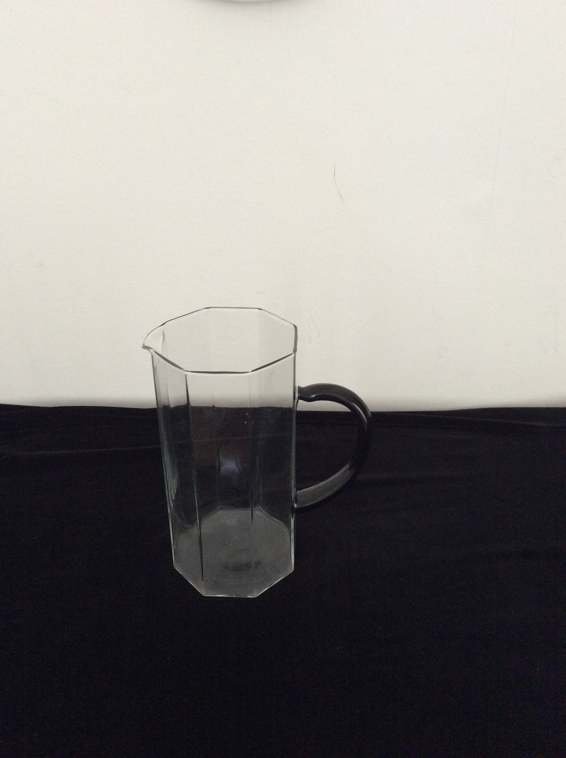 French Vintage Luminarc Octime Clear Glass Water Jug Pitcher Etsy