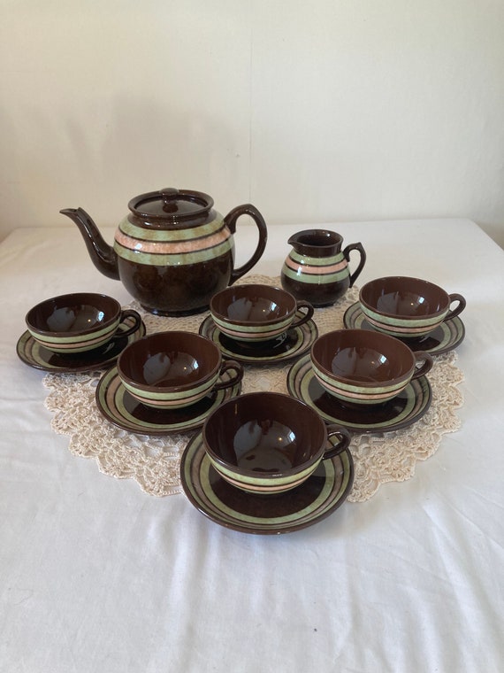 Stunning Vintage James Sadler Tea Set Set of 6 Cups and Etsy