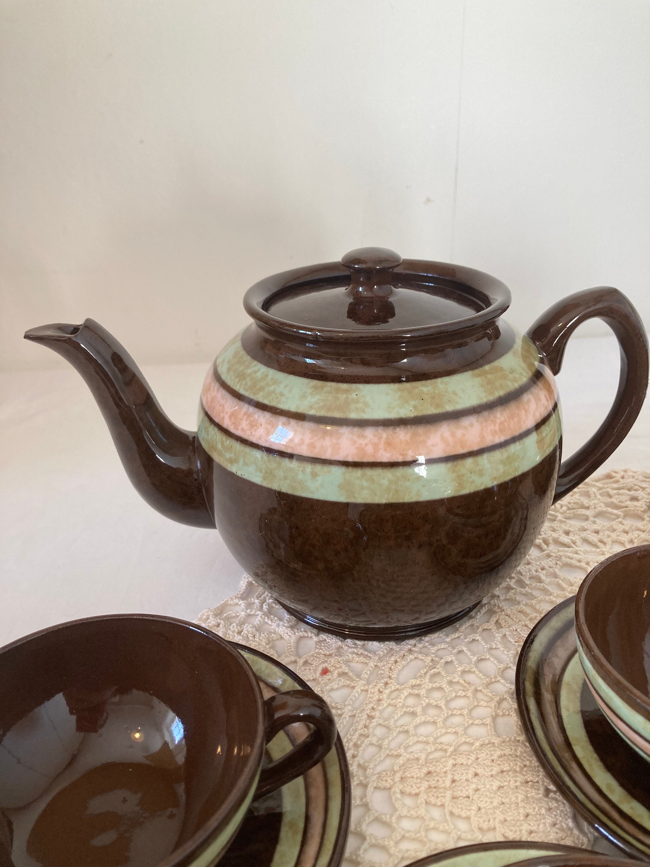 Stunning Vintage James Sadler Tea Set Set of 6 Cups and Etsy