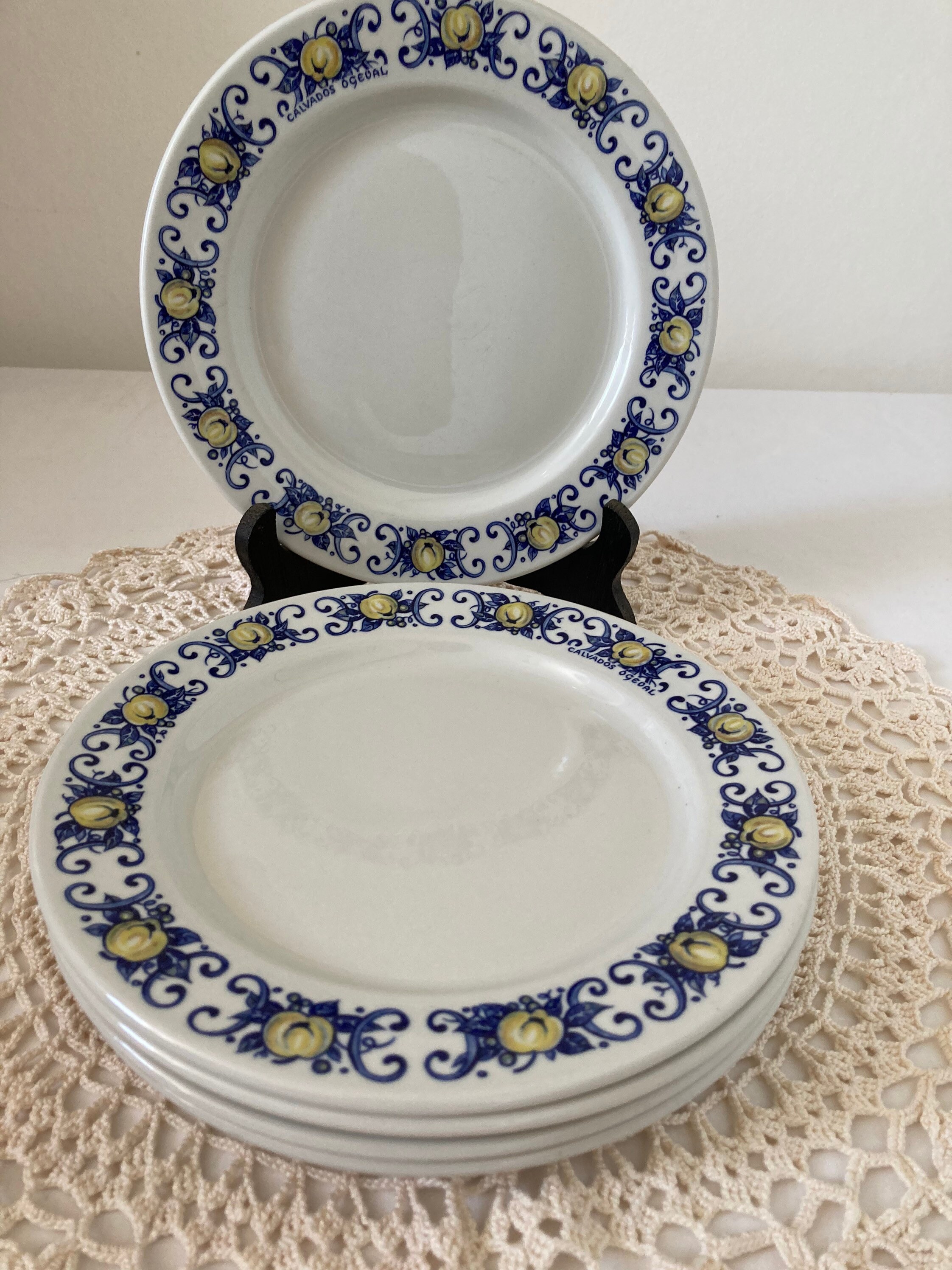 Lovely Set of 5 Villeroy and Boch Cadiz Side Plates Calvados Etsy