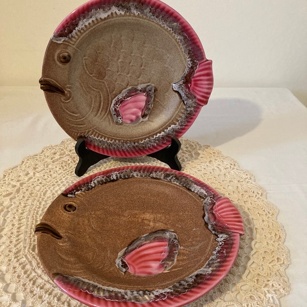 Fish Plates Etsy