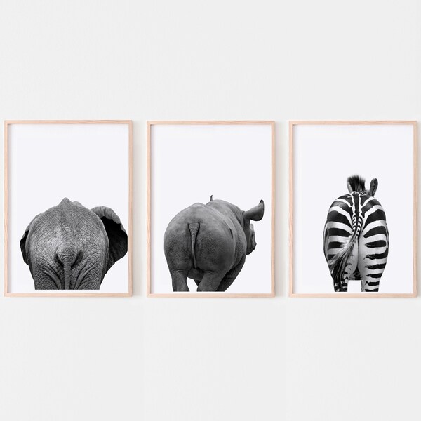 Animal Butt Prints - Etsy