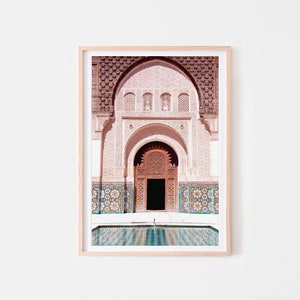 Moroccan Door Print, Marrakech Wall Art, Morocco Print, Modern Wall Art Islamic, Printable Wall Art