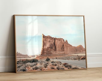 Lámina del Gran Cañón, fotografía de paisaje desértico, lámina digital de naturaleza de Arizona, arte mural imprimible