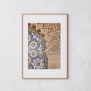 Moroccan Architecture Print, Marrakech Wall Art, Moroccan Photography Print, Printable Wall Art