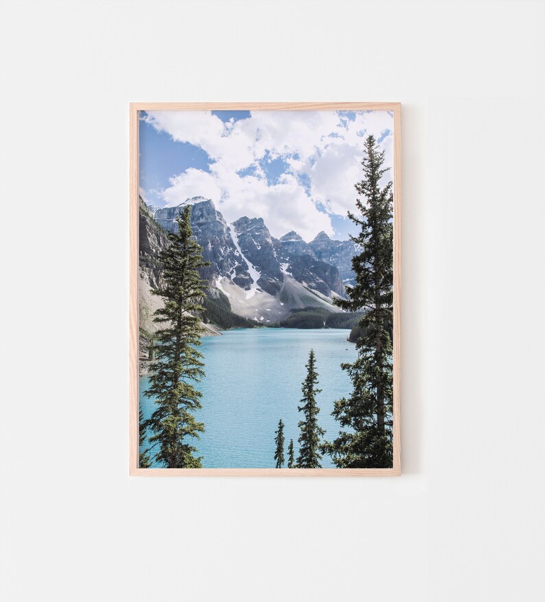 Lake Louise Wall Art Canadian Nature Prints Set of 6 Moraine Etsy