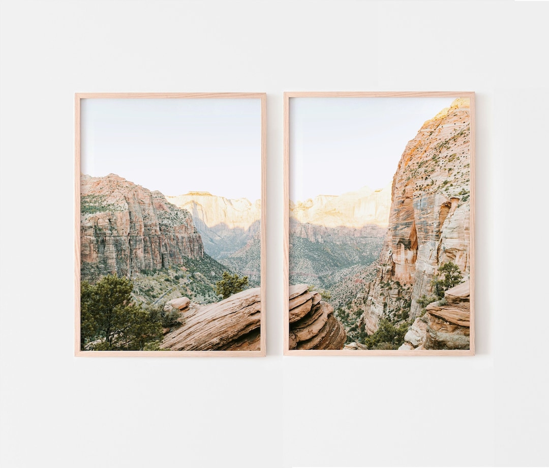 US National Park Wall Art. Zion, Sedona, Capitol Reef Torrey