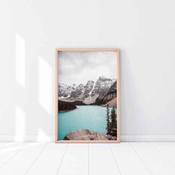 Lake Louise Print, Canada Wall Art, Lake Louise Photography, Canadian Nature Print, Printable Wall Art, digital file