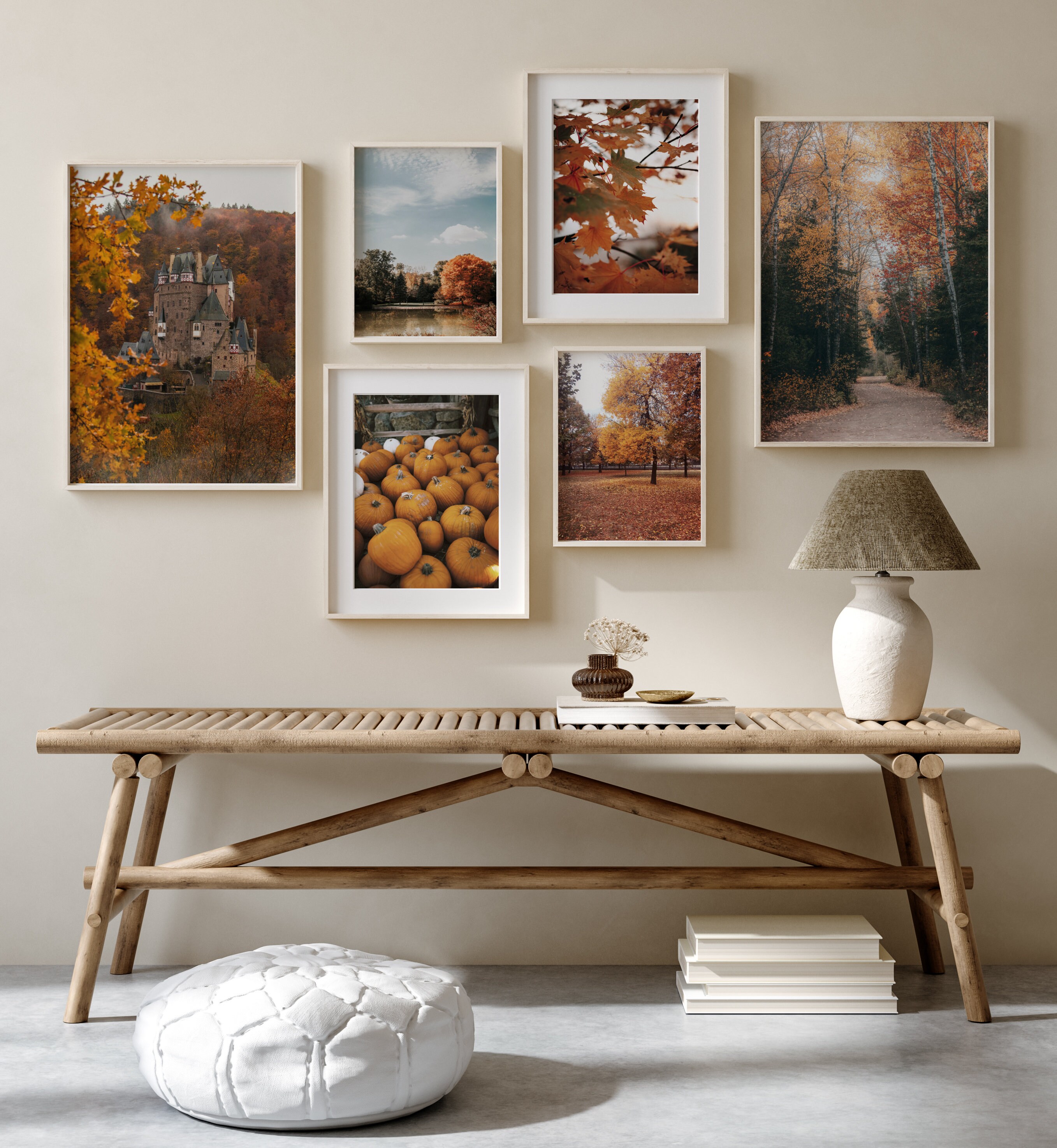 Autumn Gallery Wall Set of 6 Prints Fall Landscape - Etsy