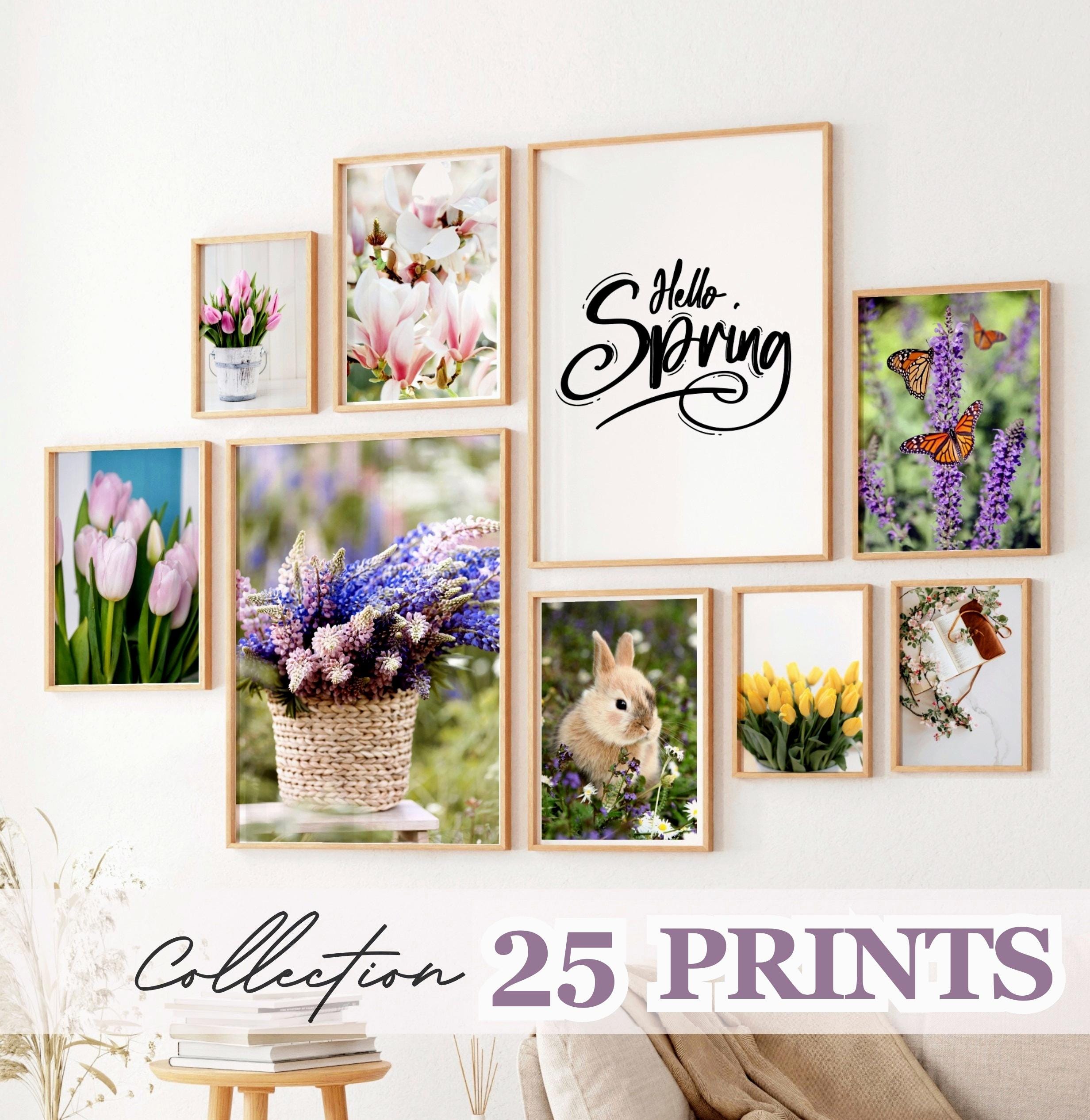 Spring Prints For Spring 25 Spring Wall Art Prints, Spring Printables, Spring Photo Digital ...