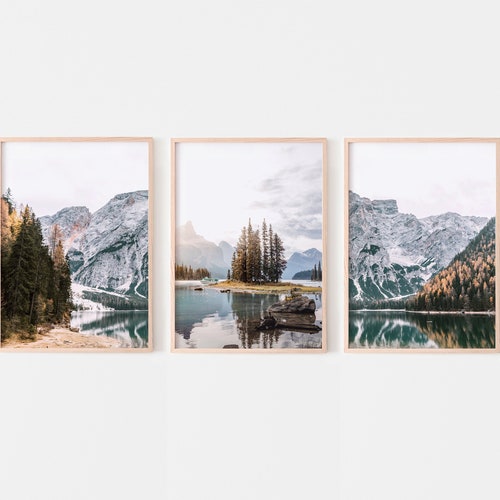 3 Piece Wall Art Nature Prints Landscape Prints Set of 3 - Etsy