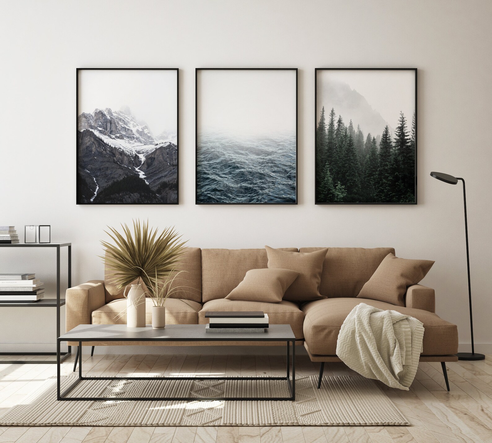 3 Piece Wall Art Nature Prints Landscape Prints Set of 3 | Etsy