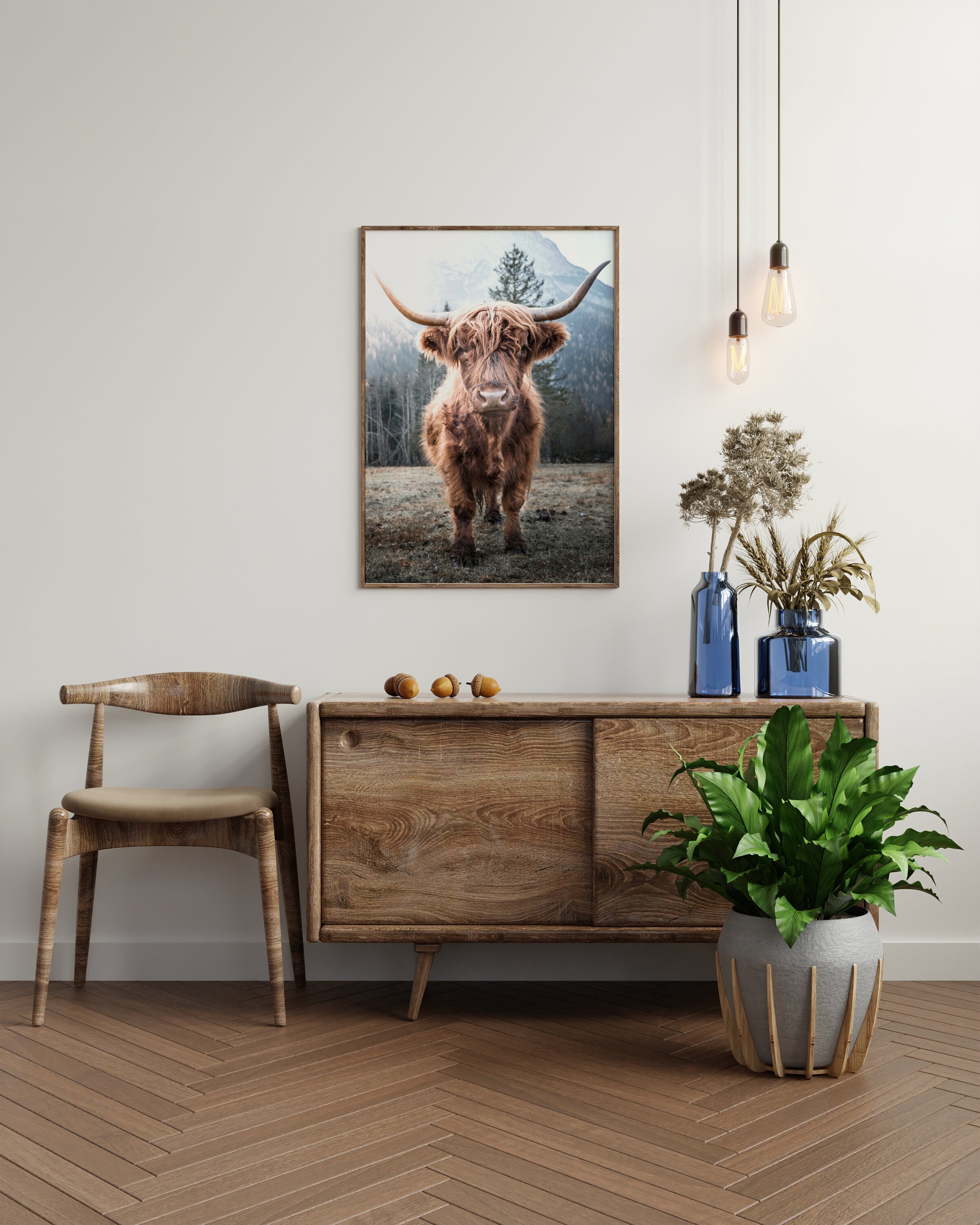 Highland Cow Print Scottish Animal Photography Scotland Cow - Etsy