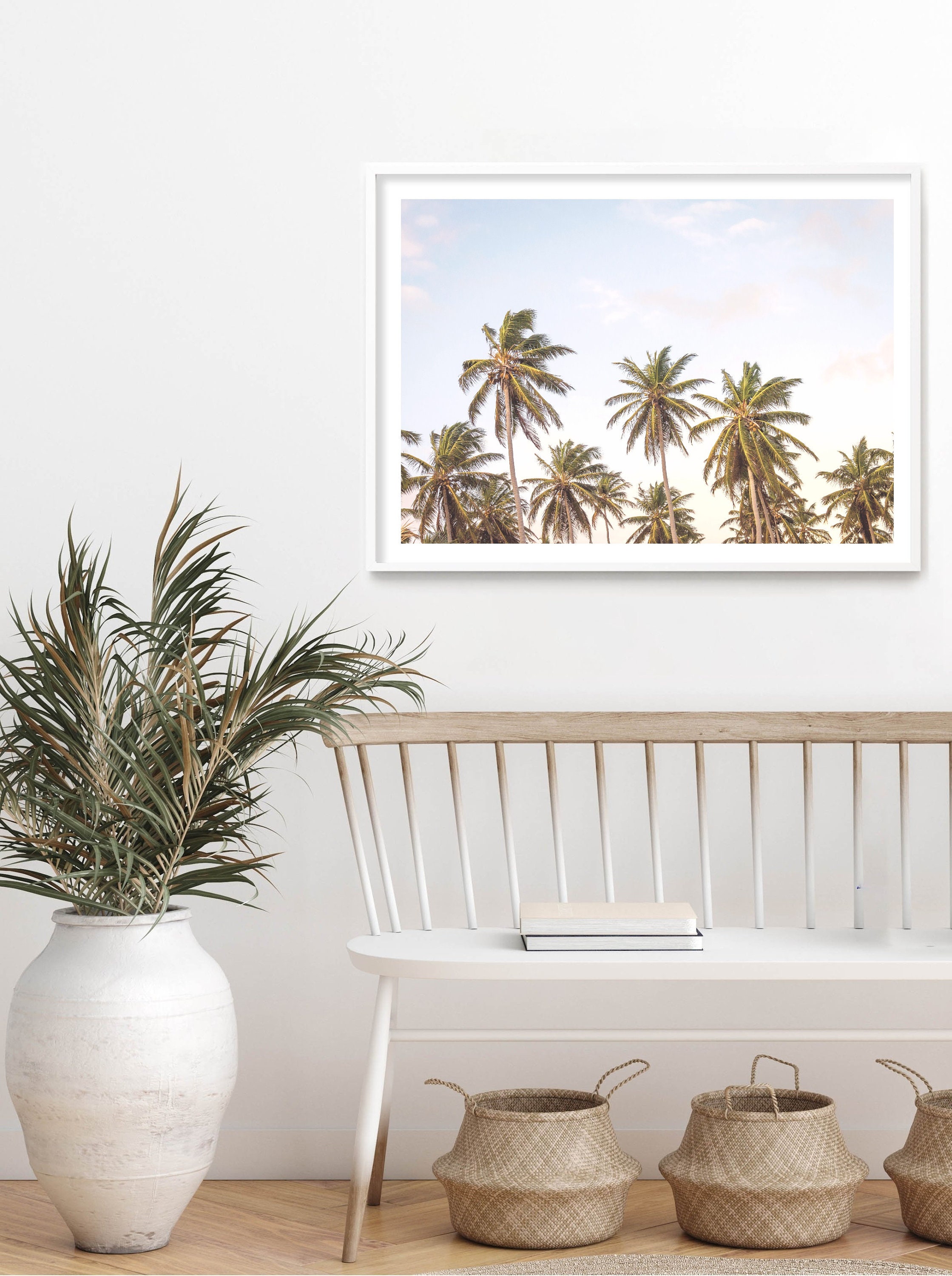 Palm Trees Print Photography Beach Wall Art Tropical vibes | Etsy