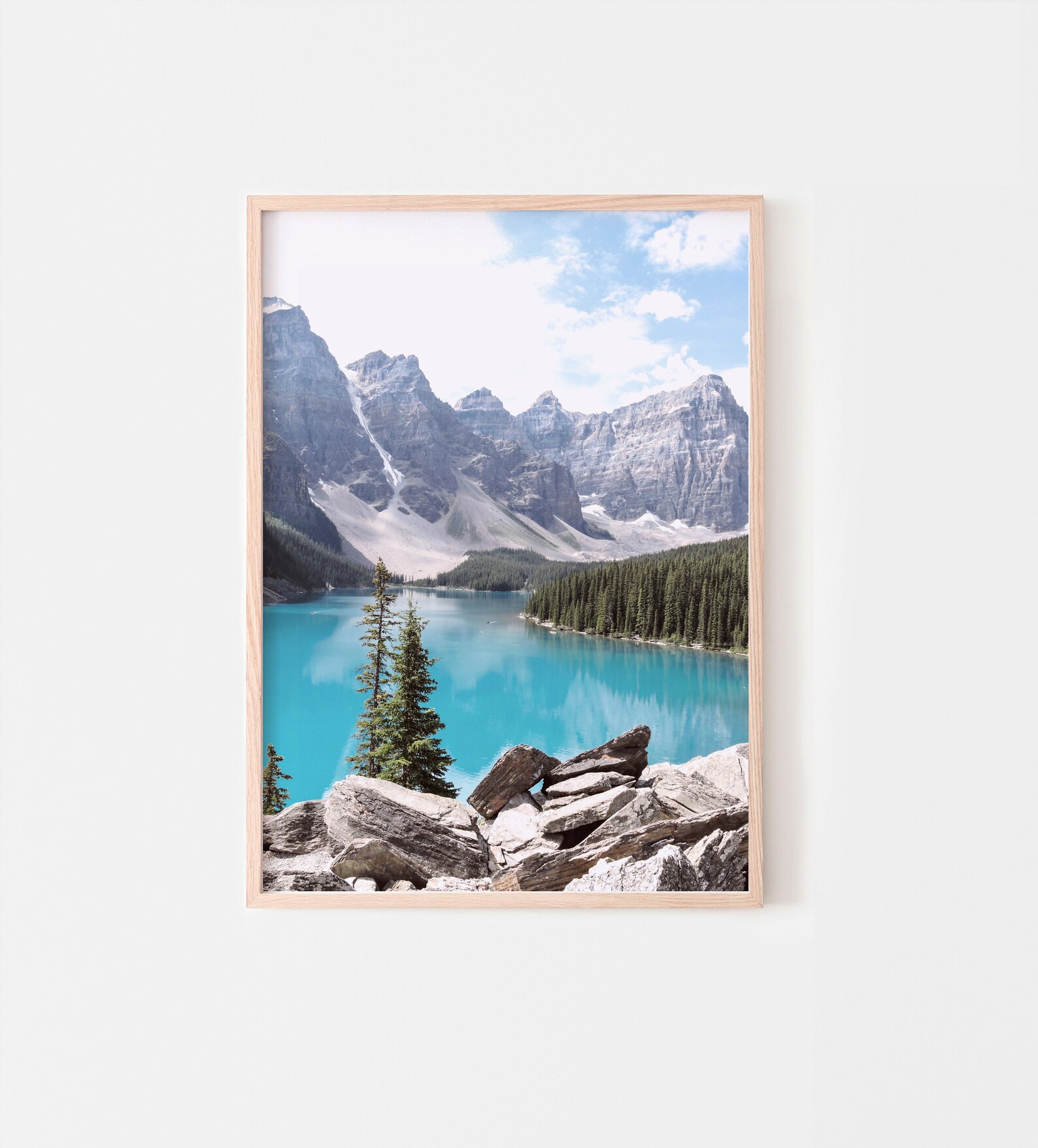 Lake Louise Wall Art Canadian Nature Prints Set of 6 Moraine Etsy