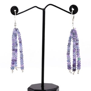 AAA++ Alexandrite Faceted Beads Earring| Genuine Alexandrite Earring For Making Jewelry| Women Jewelry| 2 Inches Alexandrite Earring Jewelry