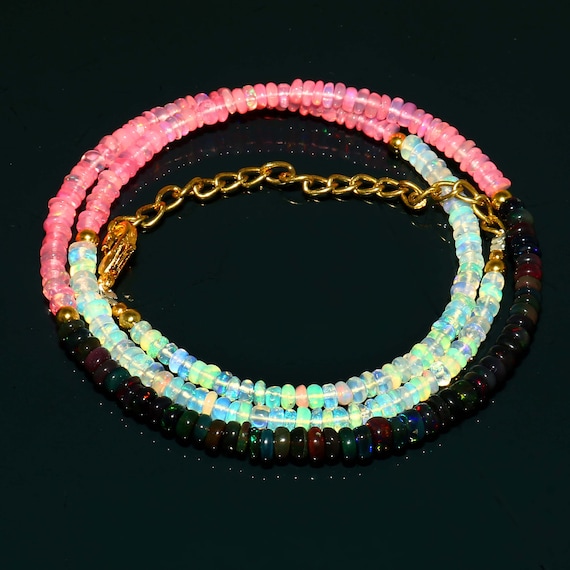 Ethiopian welo deals fire opal beads