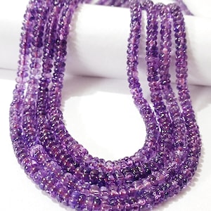Extremely Beautiful Purple Sapphire Melon Beads| Sapphire Carved Rondelle Beads| Sapphire Pumpkin Shape Beads| Purple Sapphire Gemstone Bead