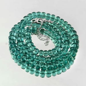 AAAA++ Very Rare- London Topaz Faceted Rondelle Beads London Topaz Gemstone Bead London Topaz Necklace Wholesale London Topaz Rondelle Beads