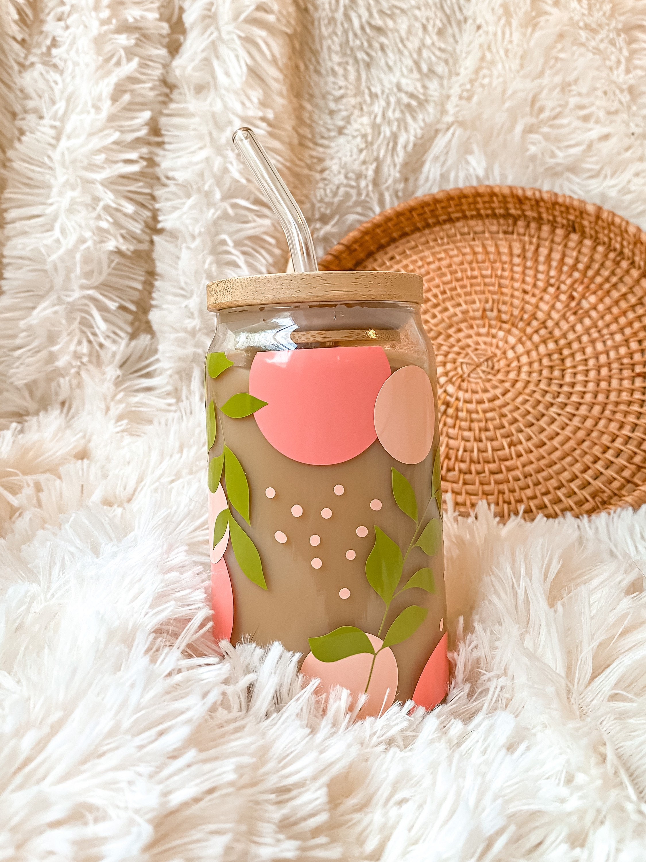 Good Things Take Time Aesthetic Beer Can Shaped Glass Cute Boho