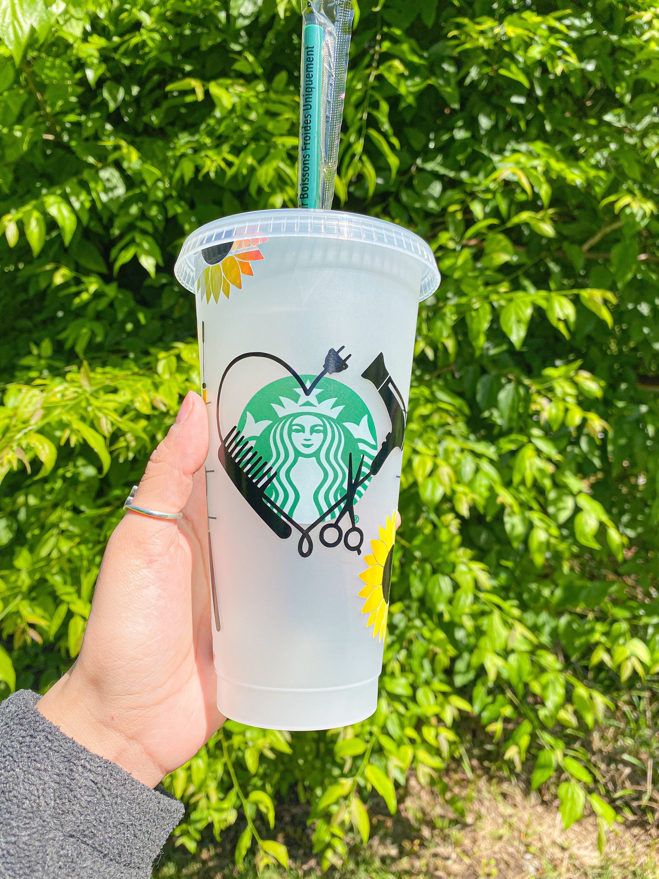 Fitness-Themed Starbucks Personalized Cold Cups