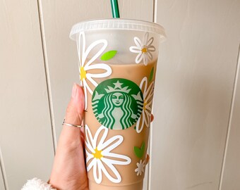 Personalized Daisy and Bumblebee Starbucks Cup Gift for Daisy