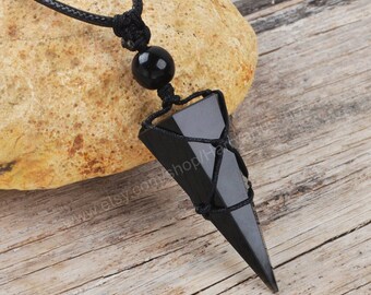 black obsidian jewelry
