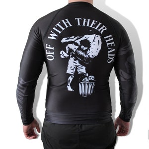 Jiu-jitsu *Limited Edition* zonder hoofd, uniseks MMA-uitslagbeschermer met lange mouwen | Sporttop