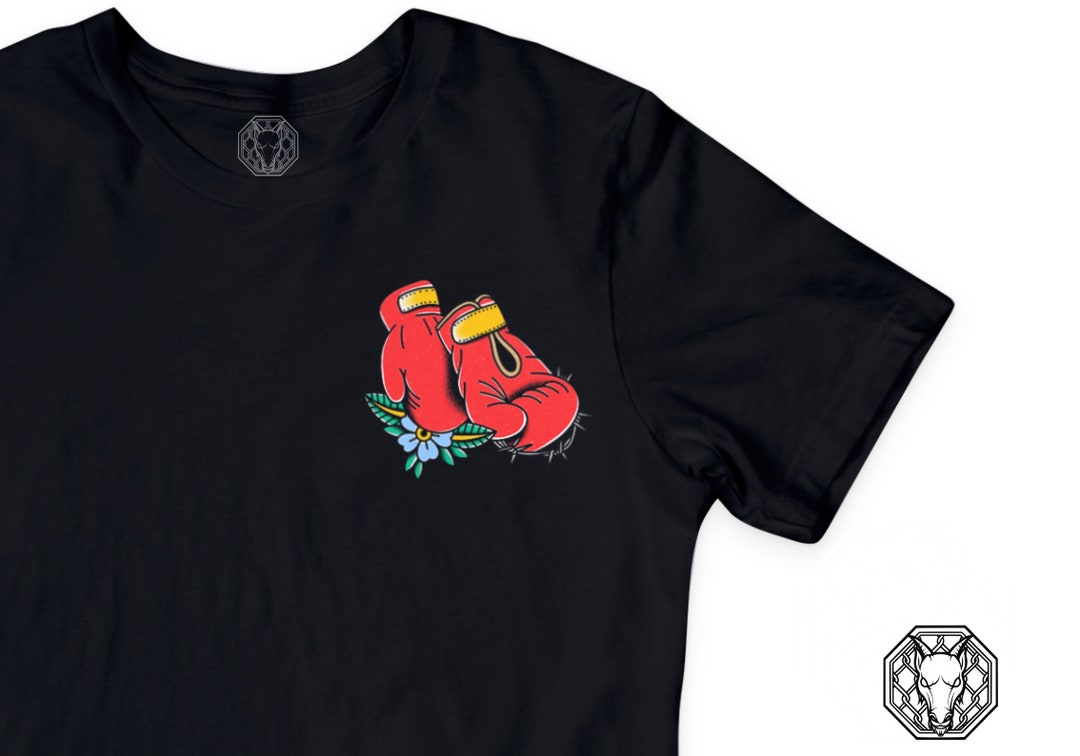 Barbed Wire Boxing Glove Flash Tattoo Design Organic & High Quality