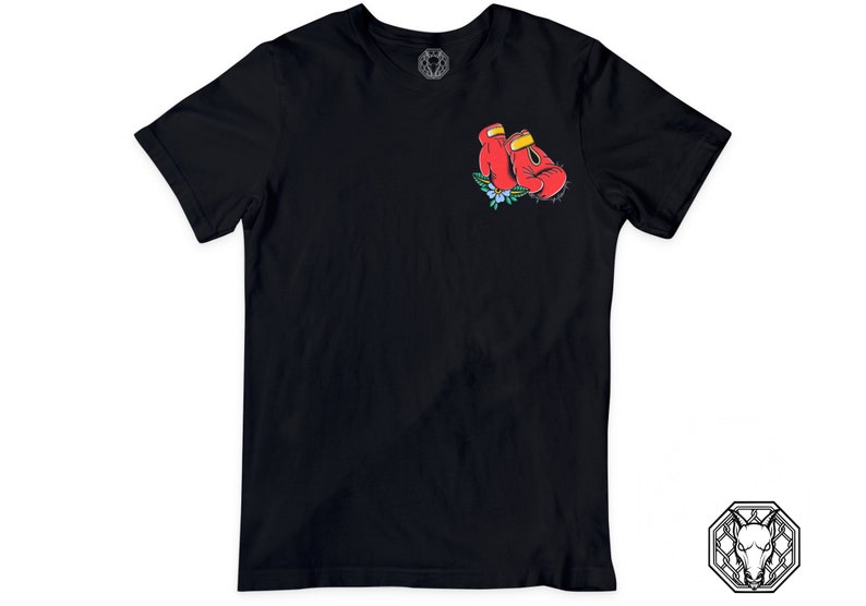 Barbed Wire Boxing Glove Flash Tattoo Design Organic & High Etsy